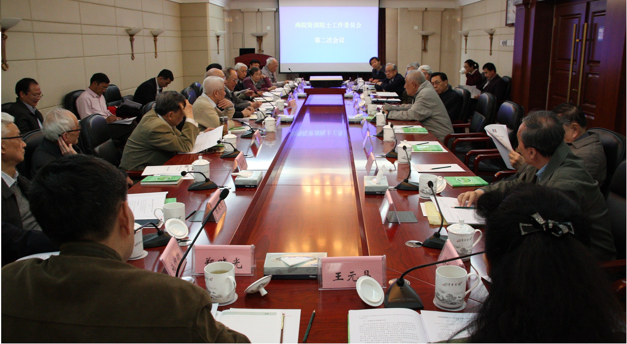 两院资深院士工作委员会第二次会议在京举行